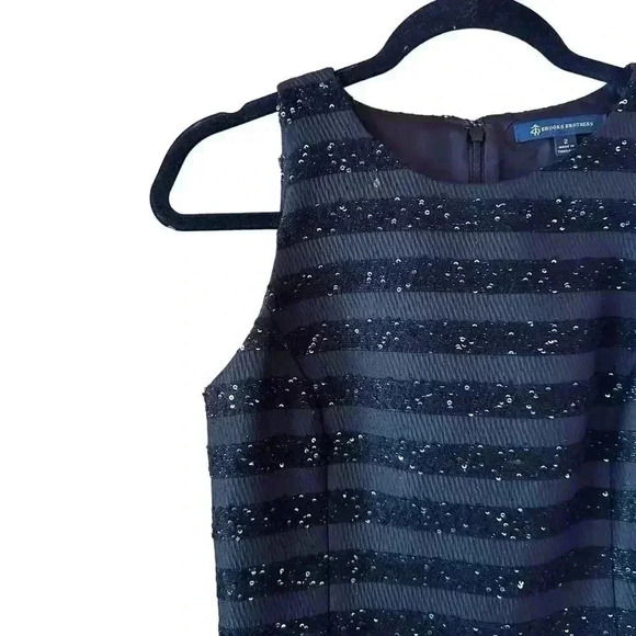 Brooks Brothers Navy Blue Midi Dress - Picture 4 of 7